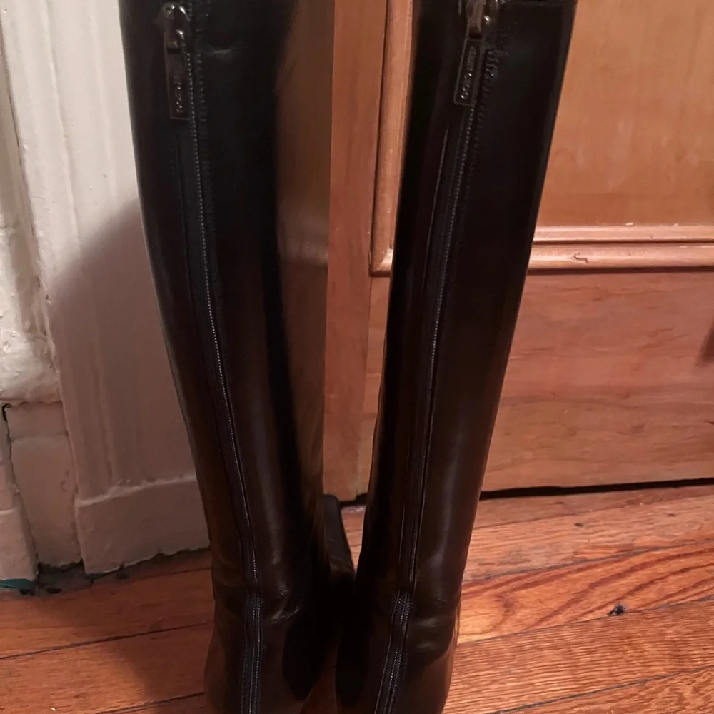 Jimmy Choo Black Heeled Boots - Picture 2 of 9